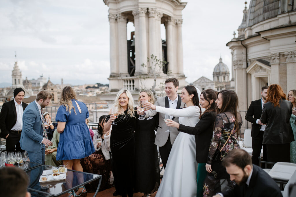 intimate wedding in rome